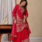Launching New Designer Party Wear Look Top Sharara Plazzo and Dupatta