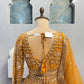 Einführung eines 4 Meter ausgestellten Coding Sequins Work Lehenga
