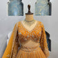 Einführung eines 4 Meter ausgestellten Coding Sequins Work Lehenga