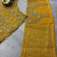 Einführung eines 4 Meter ausgestellten Coding Sequins Work Lehenga