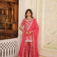 Viscose Jacquerd Sequins & zari Embroidered work