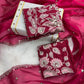 Jimmy choo silk with 3mm sequence embroidery work lace border Saree