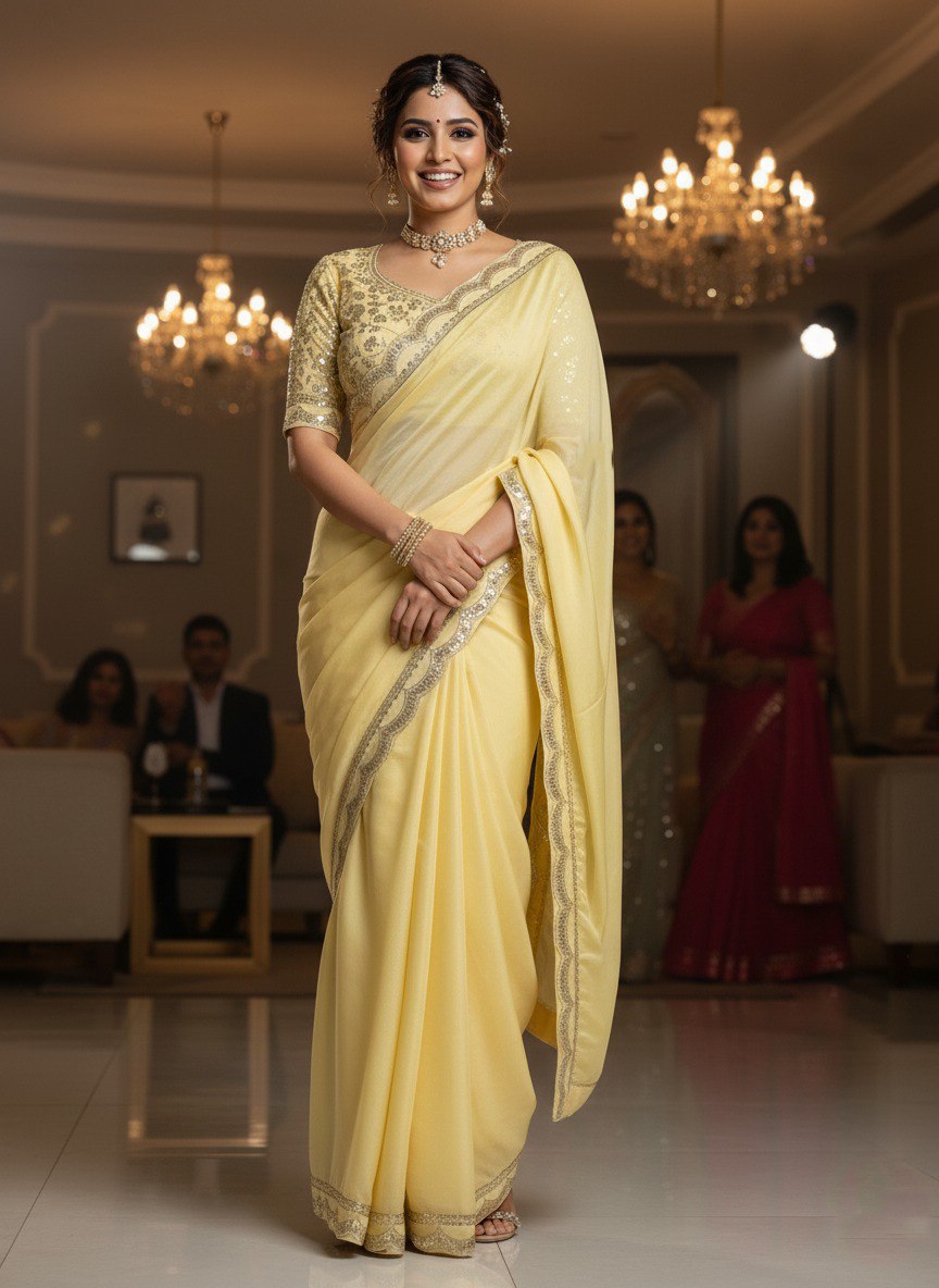Looking some one for this same colour beautiful Designer Saree