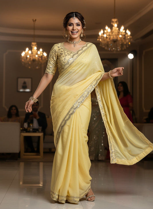 Looking some one for this same colour beautiful Designer Saree