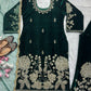Pure Heavy Viscose Velvet With Heavy Embroidery Coding Sequence Work Suit