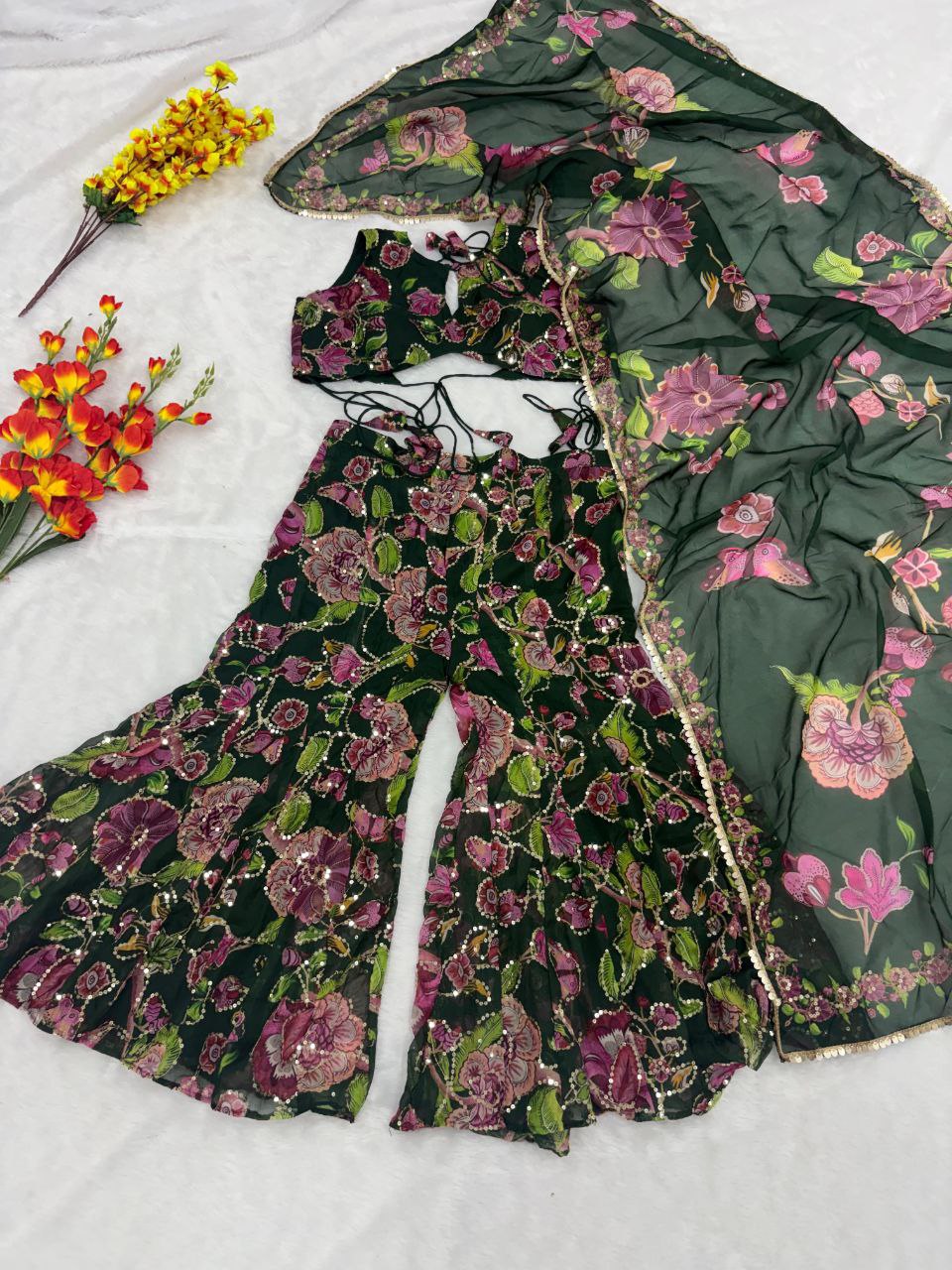 Presenting You Most Beautiful Latest Palazzo Collection