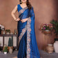 Party Wear Soft Rangoli  Silk Saree