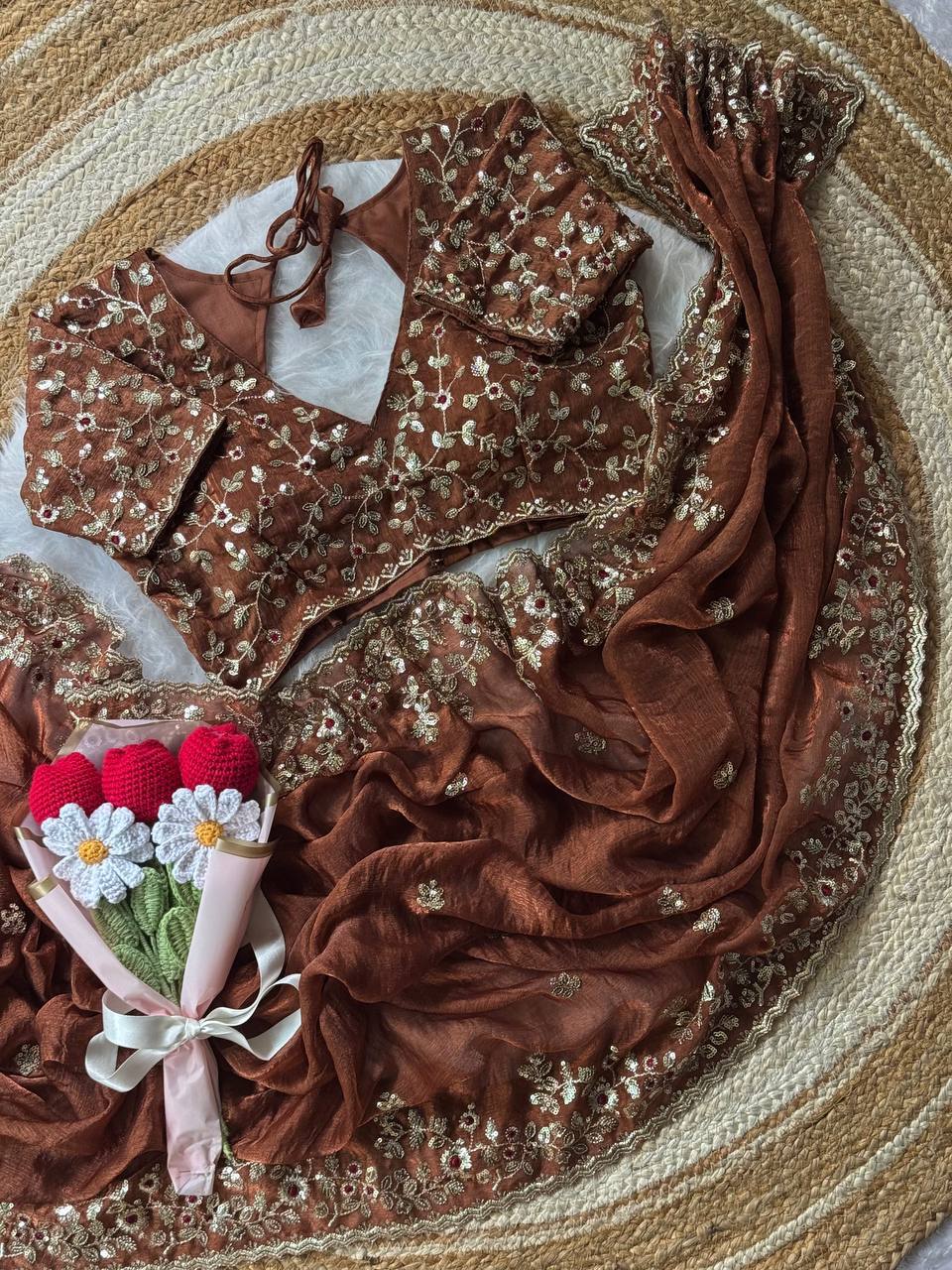 Looking some one for this same colour beautiful Saree