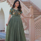 NEUES ĐĚSIGNER PARTY WEAR TOP UND PLAZZO