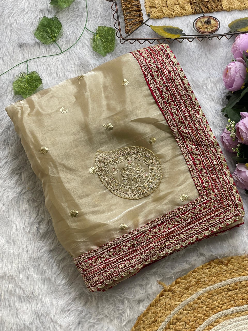 PURE SOFT SILK FABRIC SAREE