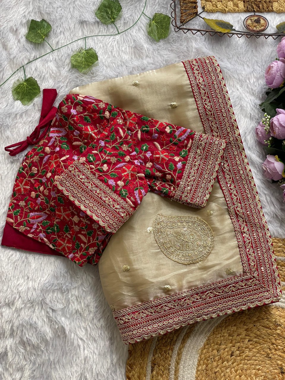 PURE SOFT SILK FABRIC SAREE