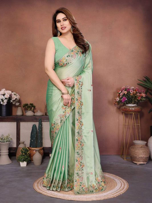 Party Wear Soft Silk Saree