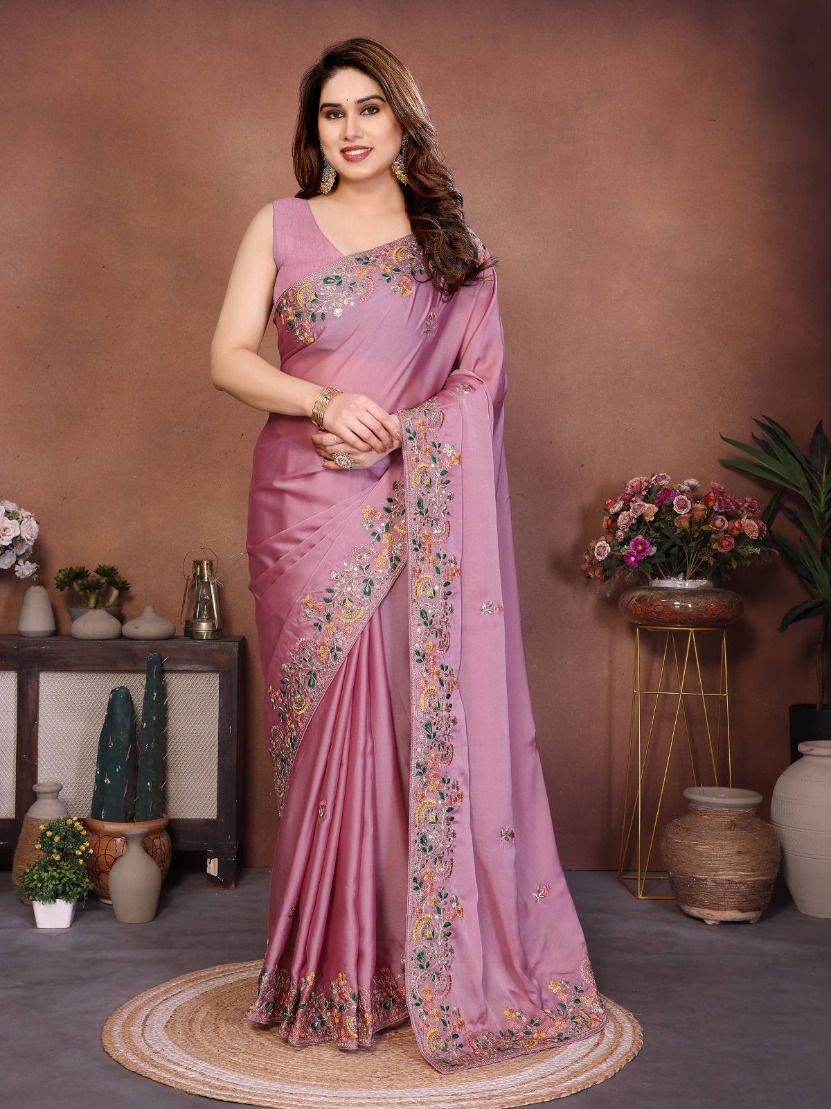 Party Wear Soft Silk Saree