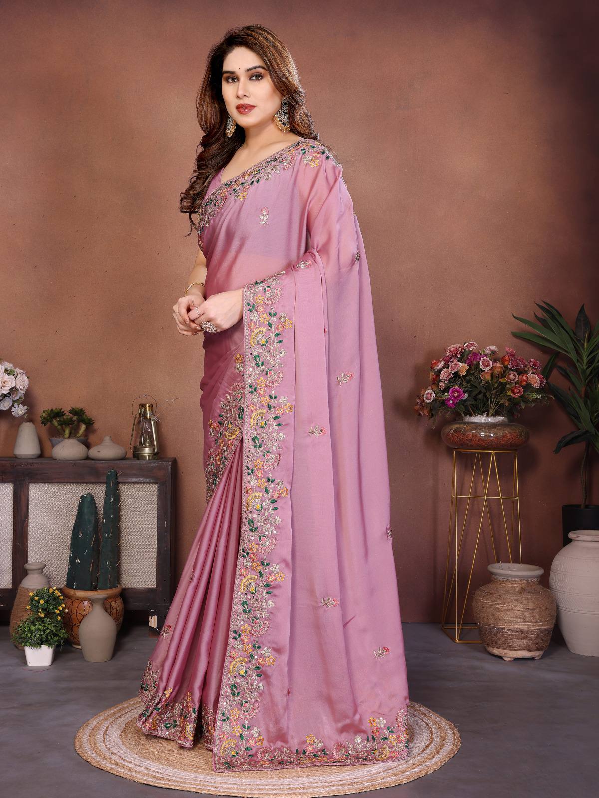 Party Wear Soft Silk Saree