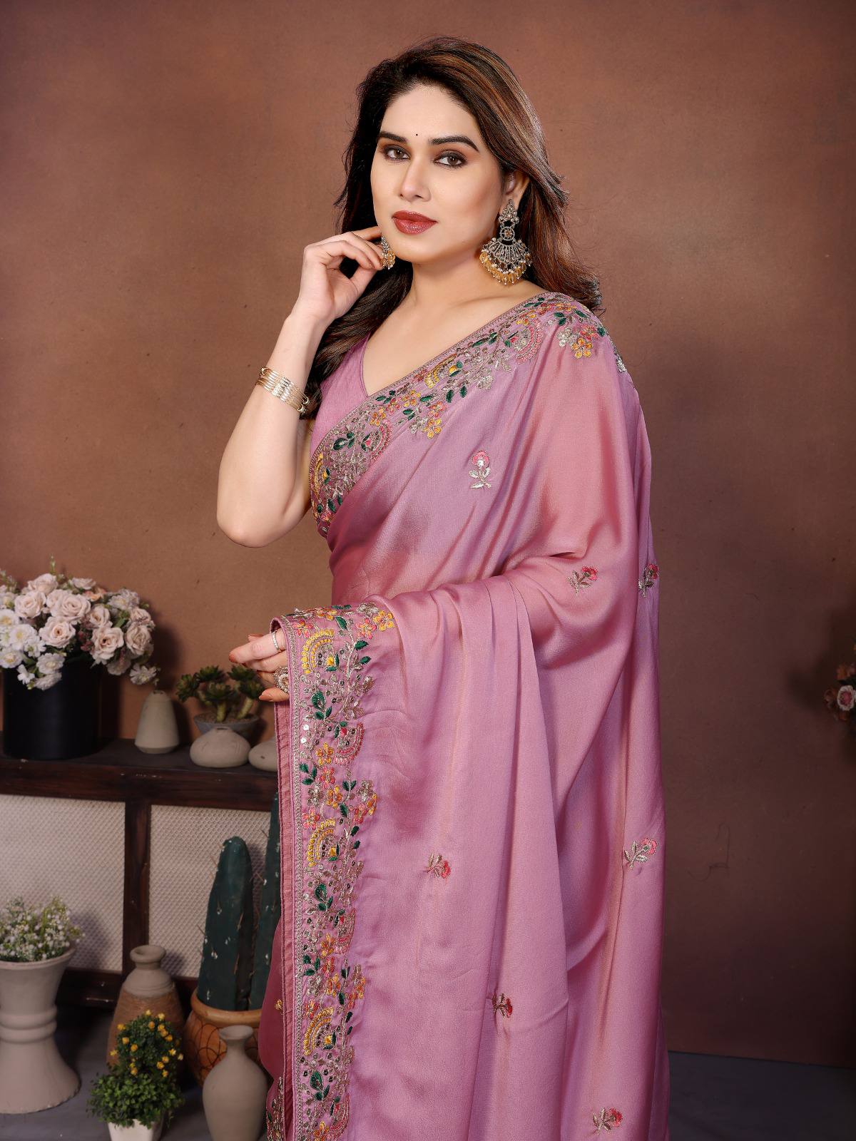 Party Wear Soft Silk Saree