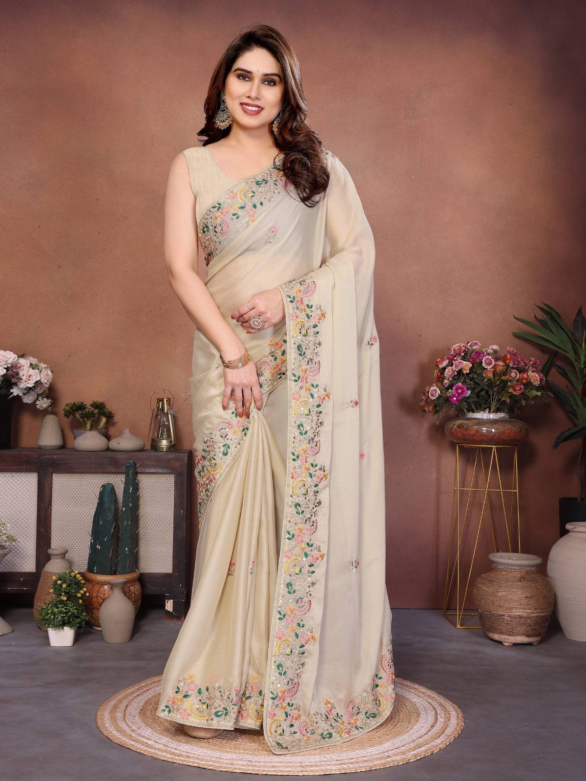 Party Wear Soft Silk Saree