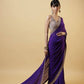 Faux Georgette fabric with Gold Thread embroidery sarees