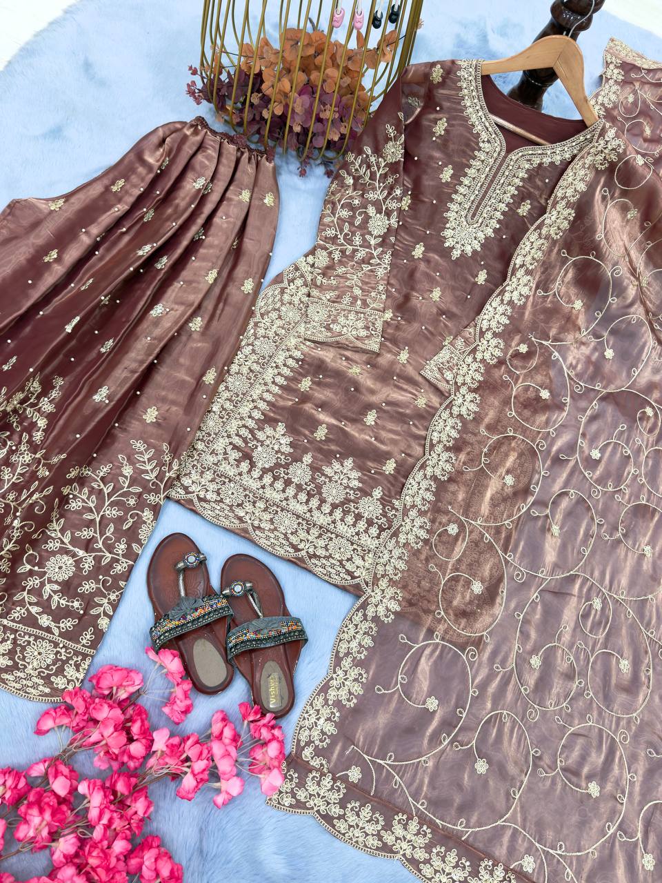 PREMIUM DESIGNER READYMADE TOP PLAZZO COLLECTIONS