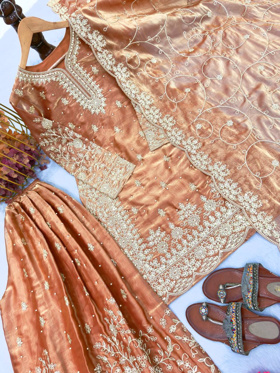 PREMIUM DESIGNER READYMADE TOP PLAZZO COLLECTIONS