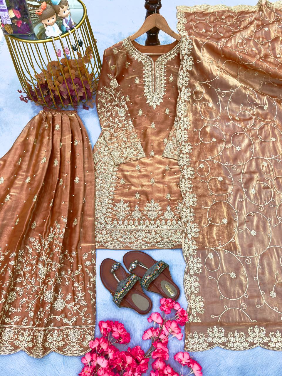 PREMIUM DESIGNER READYMADE TOP PLAZZO COLLECTIONS