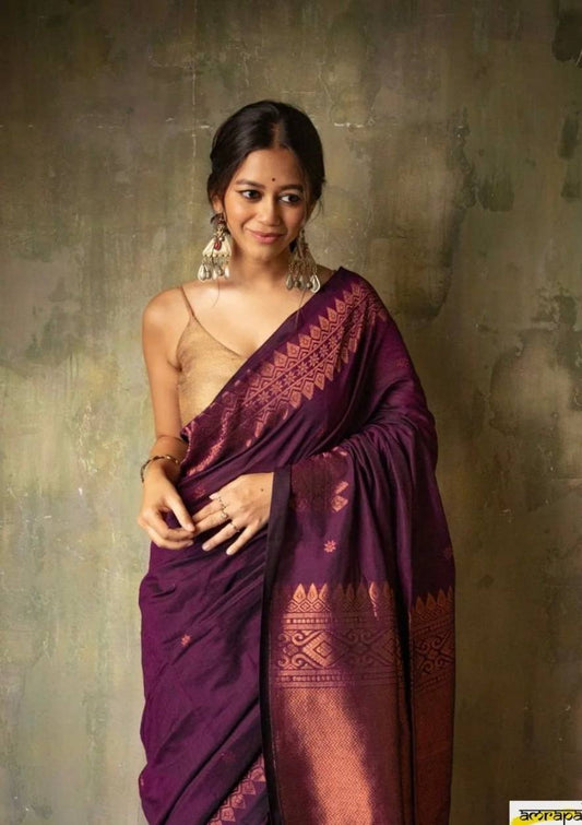 SOFT LICHI SILK CLOTH SAREE