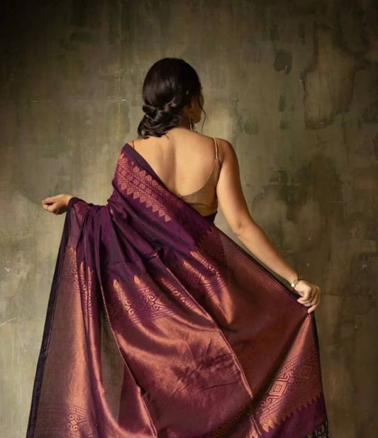 SOFT LICHI SILK CLOTH SAREE