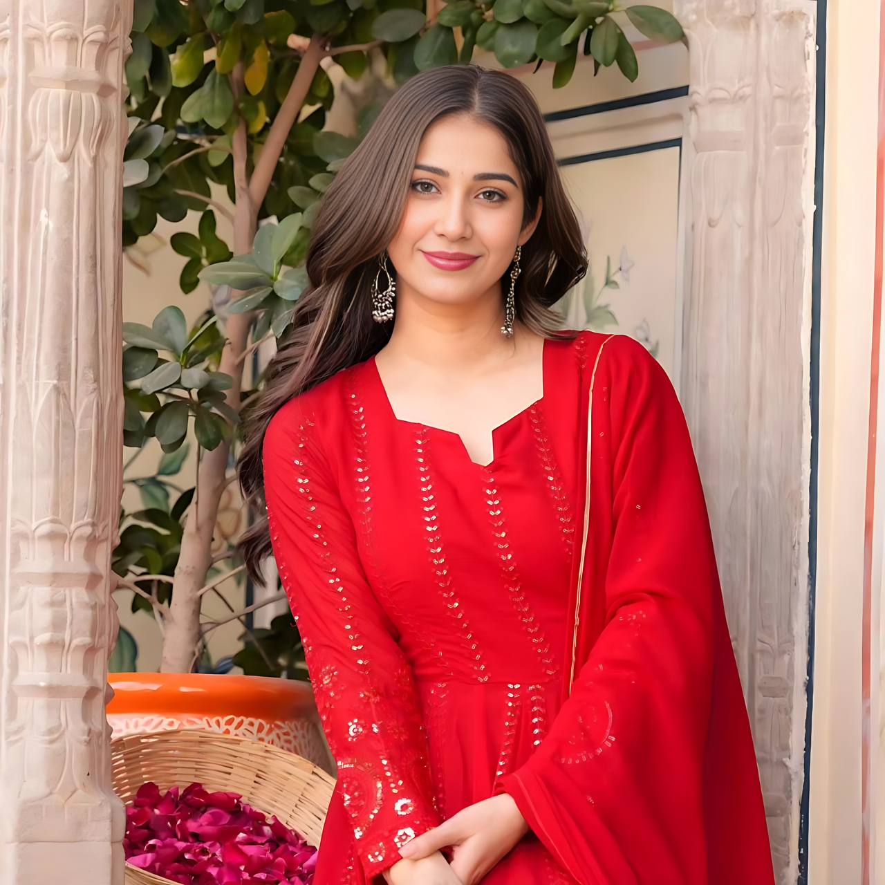 ENSEMBLE DE COSTUME ANARKALI PREMIUM PRÊT À ÊTRE FABRIQUÉ