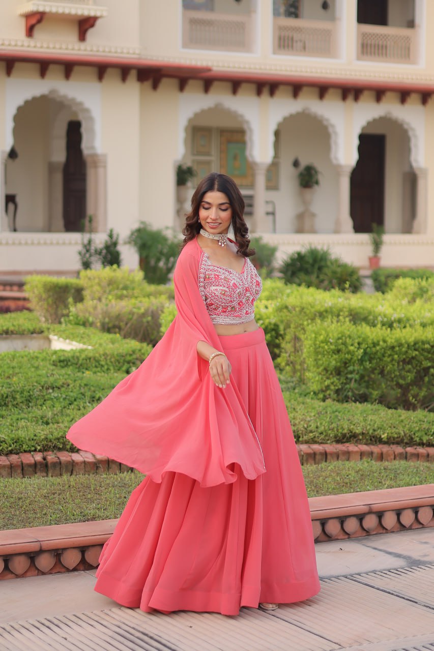 PREMIUM READYMADE LEHENGA CHOLI WITH KOTI