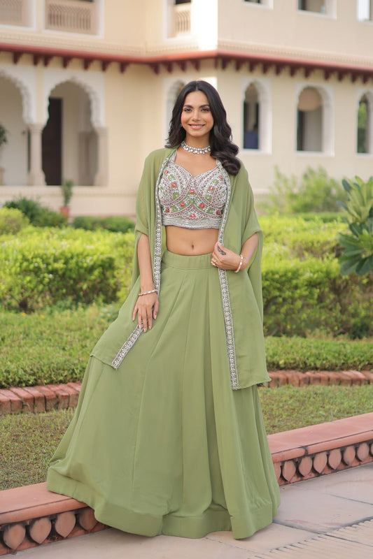 PREMIUM READYMADE LEHENGA CHOLI WITH KOTI