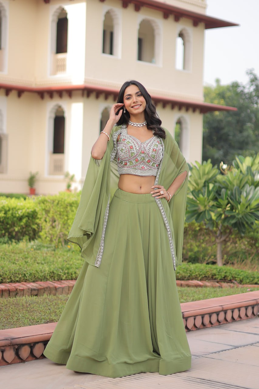 PREMIUM READYMADE LEHENGA CHOLI WITH KOTI