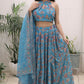 Beautifully printed lehenga with rich all over floral motifs