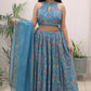 Beautifully printed lehenga with rich all over floral motifs
