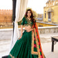 Vichitra Silk Sequins and Thread Embroidery Work Lehenga Choli