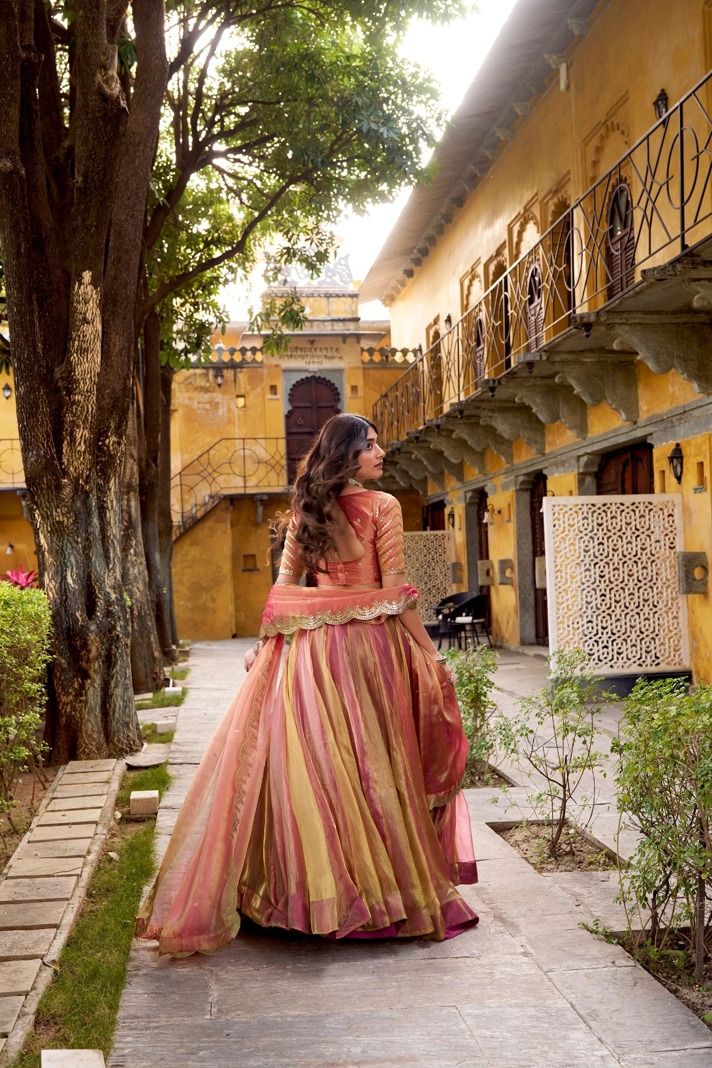 Carika Silk Stitched With Canvas and Can Can Lehenga