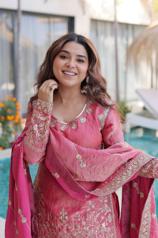 PREMIUM DESIGNER READYMADE TOP SHARARA DUPATTA COLLECTIONS 2026