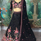 Einführung eines 4 Meter ausgestellten Coding Sequins Work Lehenga