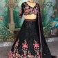Einführung eines 4 Meter ausgestellten Coding Sequins Work Lehenga