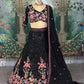 Einführung eines 4 Meter ausgestellten Coding Sequins Work Lehenga