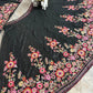 Einführung eines 4 Meter ausgestellten Coding Sequins Work Lehenga