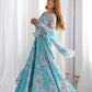 PRESENTING NEW FOX GEORGETTE FLORAL PRINT ANARKALI GOWN