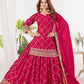 Neues Designer-Party-Look-Top Sharara Plazzo und Dupatta