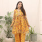 beautiful Digital printed pure Organza silk flared kurti