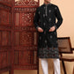 Traditional Wedding Collection Cotton Embroidery Work Men's Kurta