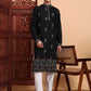 Traditional Wedding Collection Cotton Embroidery Work Men's Kurta