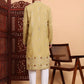 Traditional Wedding Collection Cotton Embroidery Work Men's Kurta