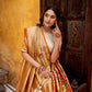 Silk Paithani Zari Weaving Work With Lace Border Lehenga