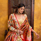 Silk Paithani Zari Weaving Work With Lace Border Lehenga