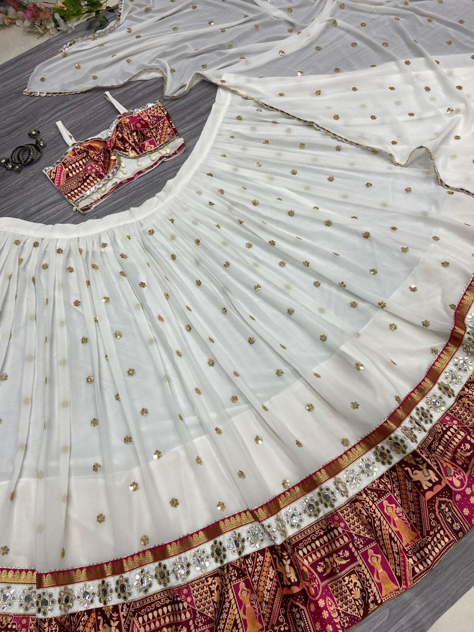 Presenting You Most Beautiful Latest Designer Navratri Lehenga Collection