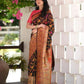 beautiful saree is elegantly decorated with gorgeous Solid Jacquard