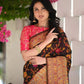beautiful saree is elegantly decorated with gorgeous Solid Jacquard